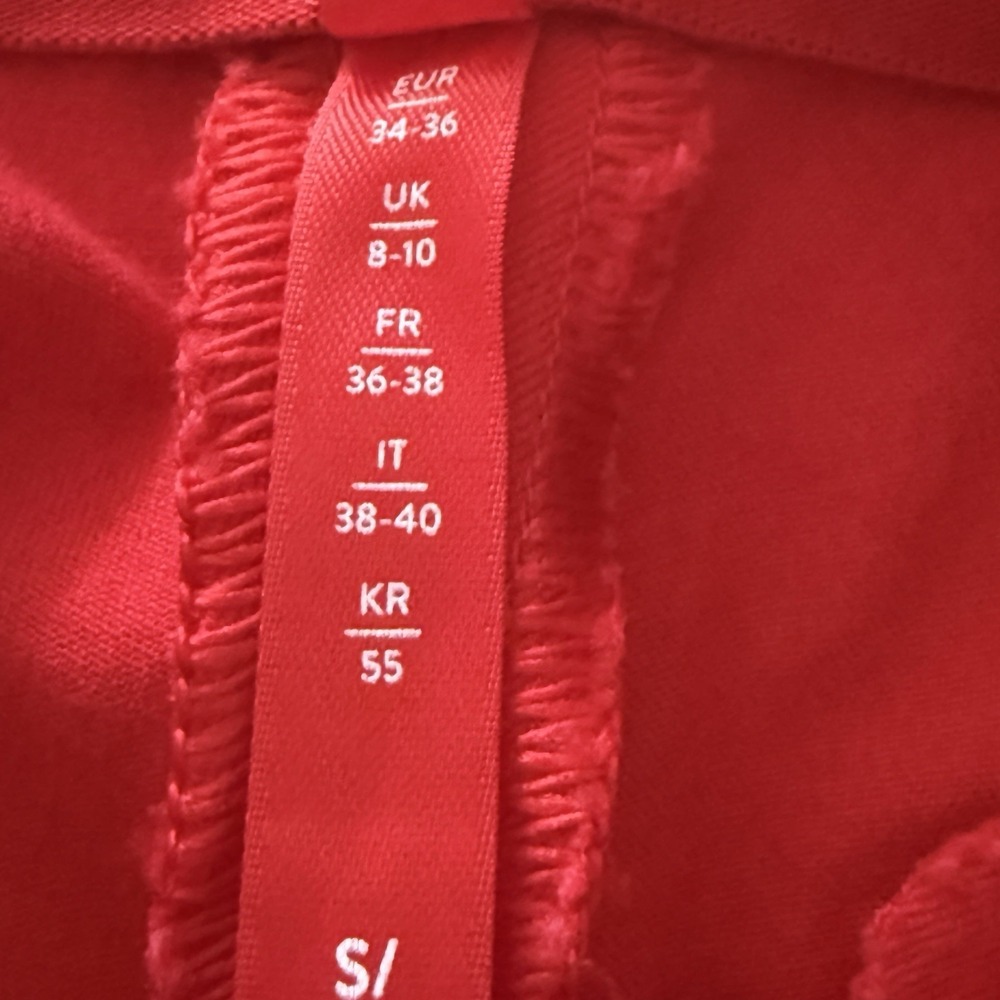 Spanx Women True Red High Waisted On the Go Polished Kick Flared Pull On Pants S - Picture 4 of 9